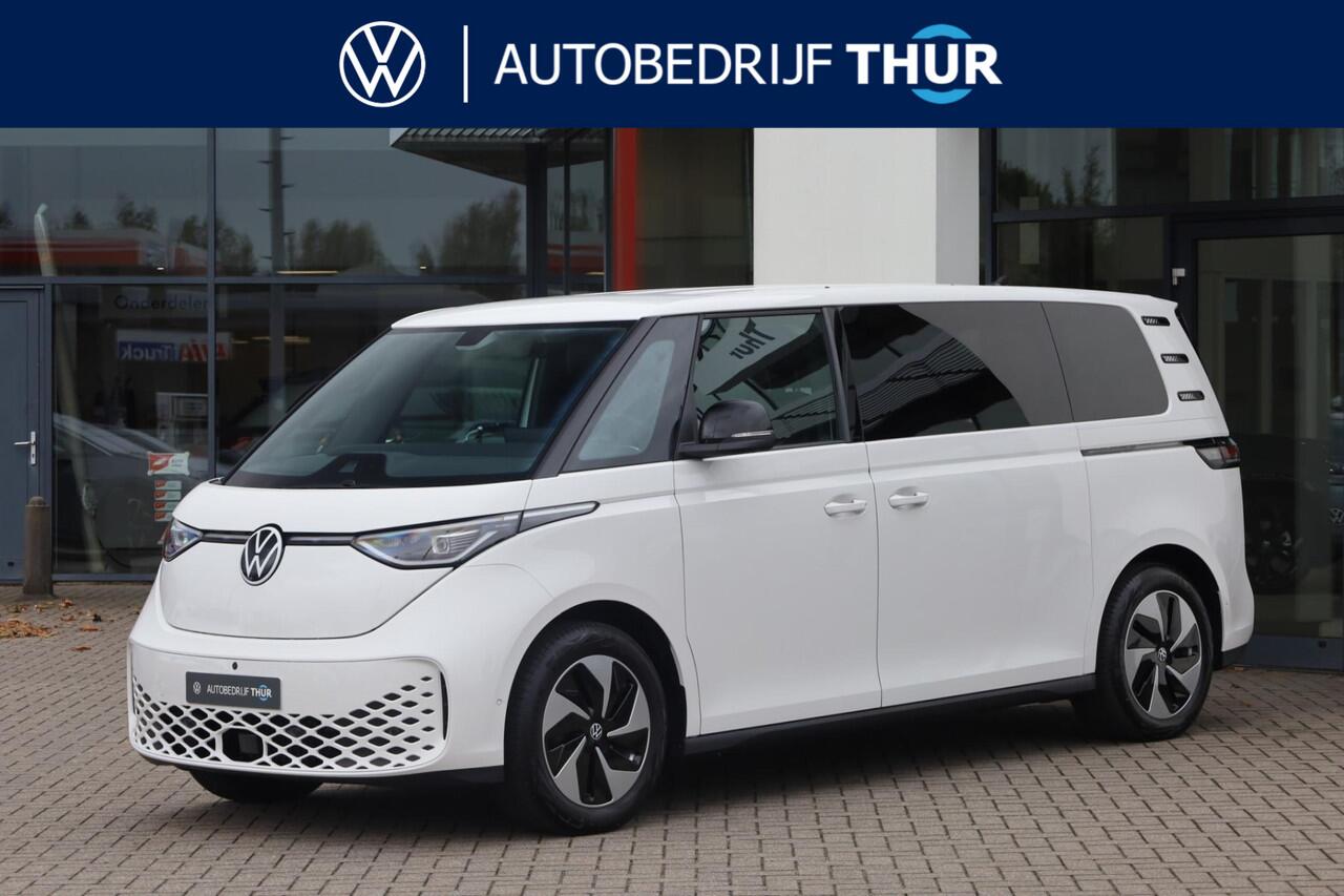 Volkswagen ID. Buzz Pro Bulli 86 kWh LWB 7p. 268PK / 210kW LED Matrix IQ.Light, rondomzicht camera, voorstoelen verwarmbaar met massagefunctie, Apple Carplay & Android Auto, achteruitrijcamera, elektrische schuifdeur links + rechts, Keyless Entry, dynamische grootlichtassist