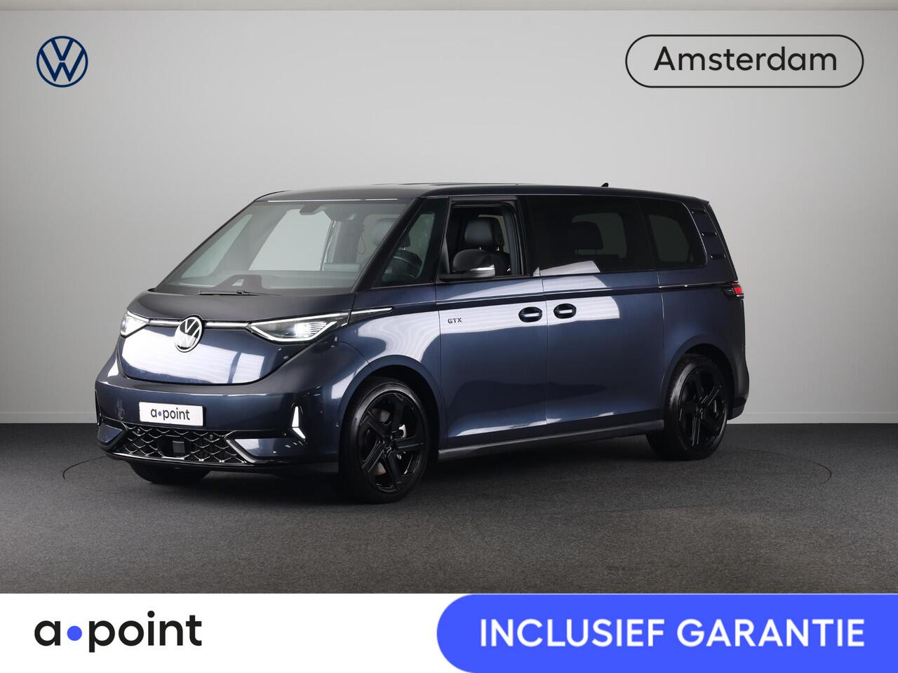Volkswagen ID. Buzz GTX 86 kWh LWB 7p. 340 pk | SoH 100% | Verlengde garantie | Navigatie | Trekhaak (wegklapbaar) | Parkeersensoren (Park assist) | Achteruitrijcamera | Stoelverwarming v/a |