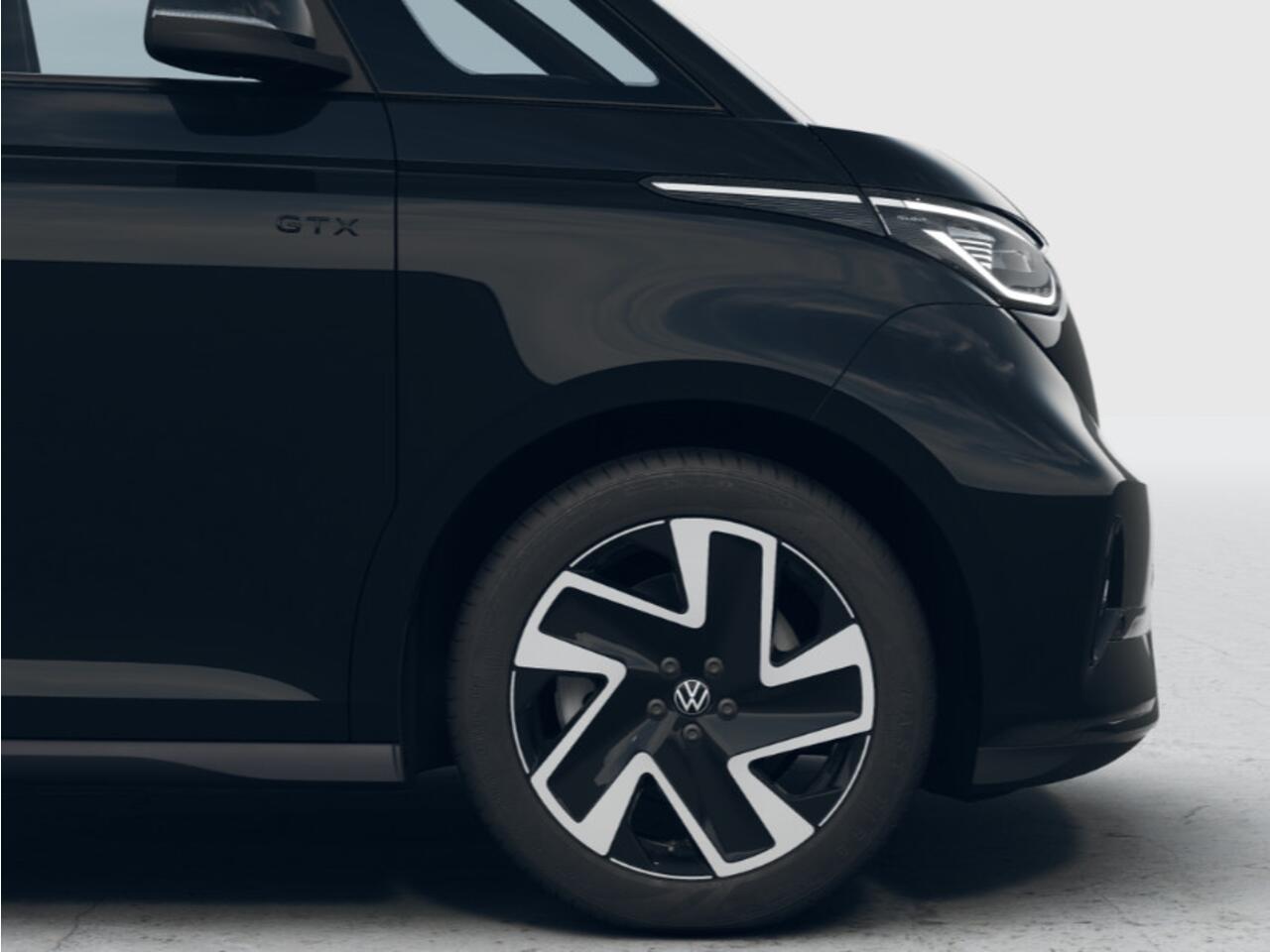 Volkswagen ID. Buzz Bedrijfswagens GTX Elektromotor 86 kWh, 340 pk · 7-zits Pakket · Assistance Pakket Plus · Trekhaak, elektrisch uitklapbaar, mechanisch inklapbaar ·