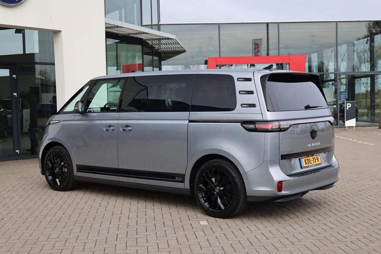 Volkswagen ID. Buzz Pro Bulli Limited Edition 86 kWh LWB 7p. 286PK / 210kW, LED Matrix (IQ.Lights), 360° rondomzichcamera (area view), head-up display, 3-zone Climatronic, Soundsysteem "Harman Kardon", Apple Carplay & Android Auto, verwarmbare voorstoelen, verwarmbaar stuurw