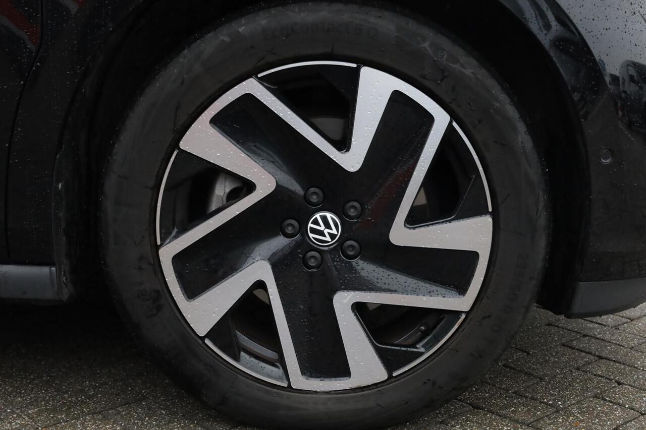 Volkswagen ID. Buzz Cargo 77 kWh 2 x schuifdeur trekhaak wegklapbaar led matrix multimedia pakket plus stuurwielverwarming multifunctioneel met leder voorstoelen verwarmbaar voorruit verwarmbaar bindrails laadruimte laadvloer park assist achterdeuren 20" Solna velgen 2 x voorstoel
