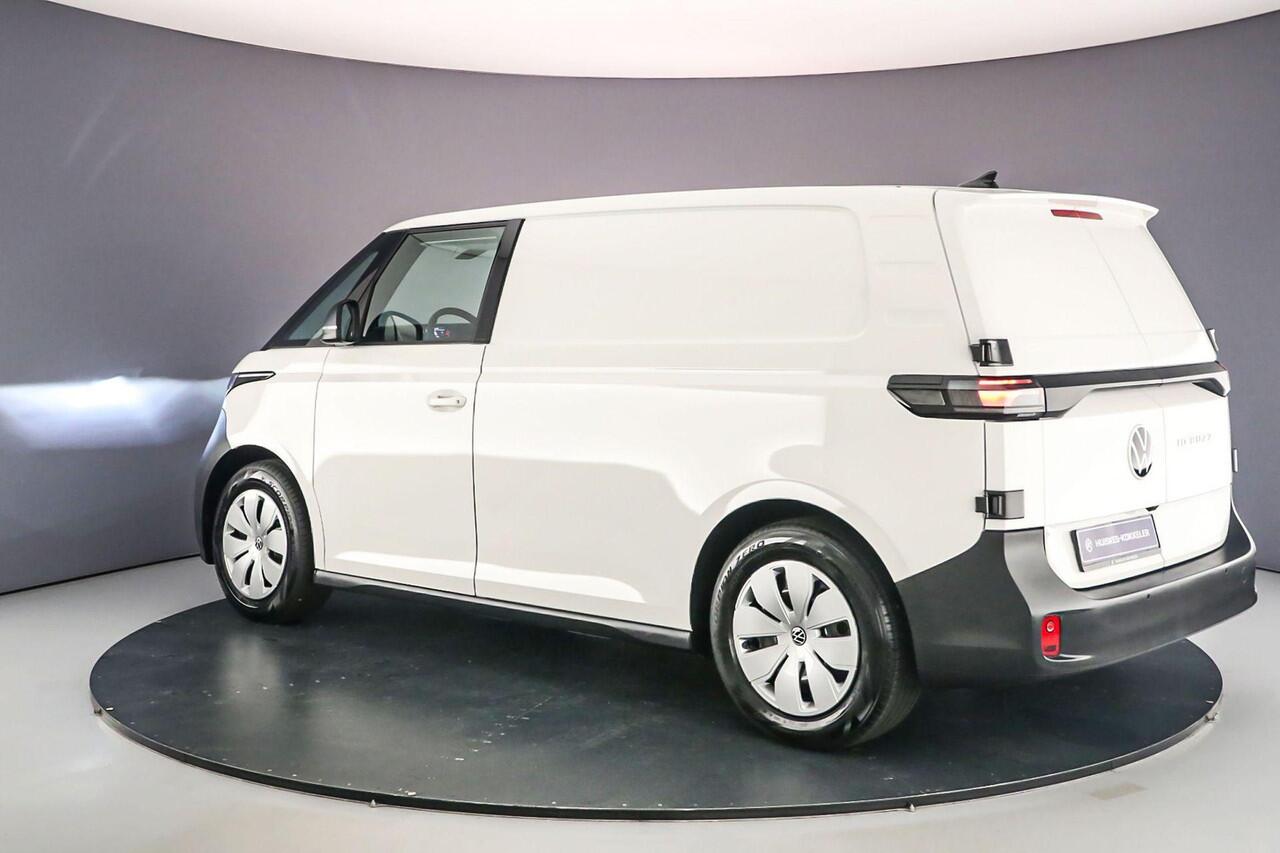 Volkswagen ID. Buzz Cargo Economy Business 79kWh 286pk > Netto-ACTIE-Prijs; bij koop of leasen via HK / excl. kosten rijklaarmaken < | ACC | All-season banden | Achteruitrijcamera |