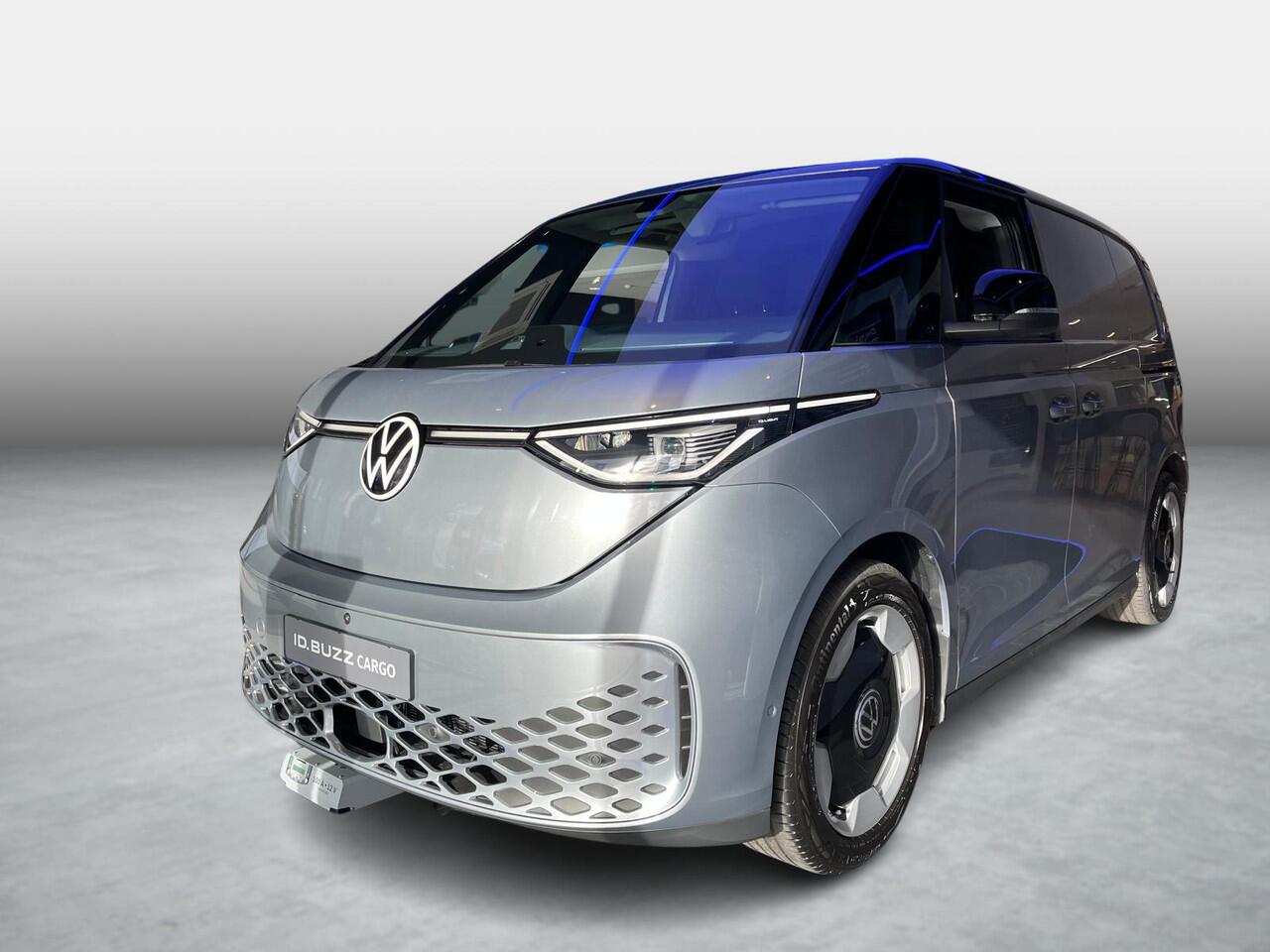 Volkswagen ID. Buzz Cargo Bedrijfswagens Anniversary Edition 4M 340 pk 250 kW elektromotor | 4 Motion | Achteruitrijcamera (Rear View) inclusief 360 graden camera (Area View) | Assistance Pakket Plus | Digitale radio-ontvangst (DAB+) | Navigatie 'Discover Pro' | Anniversary Editio