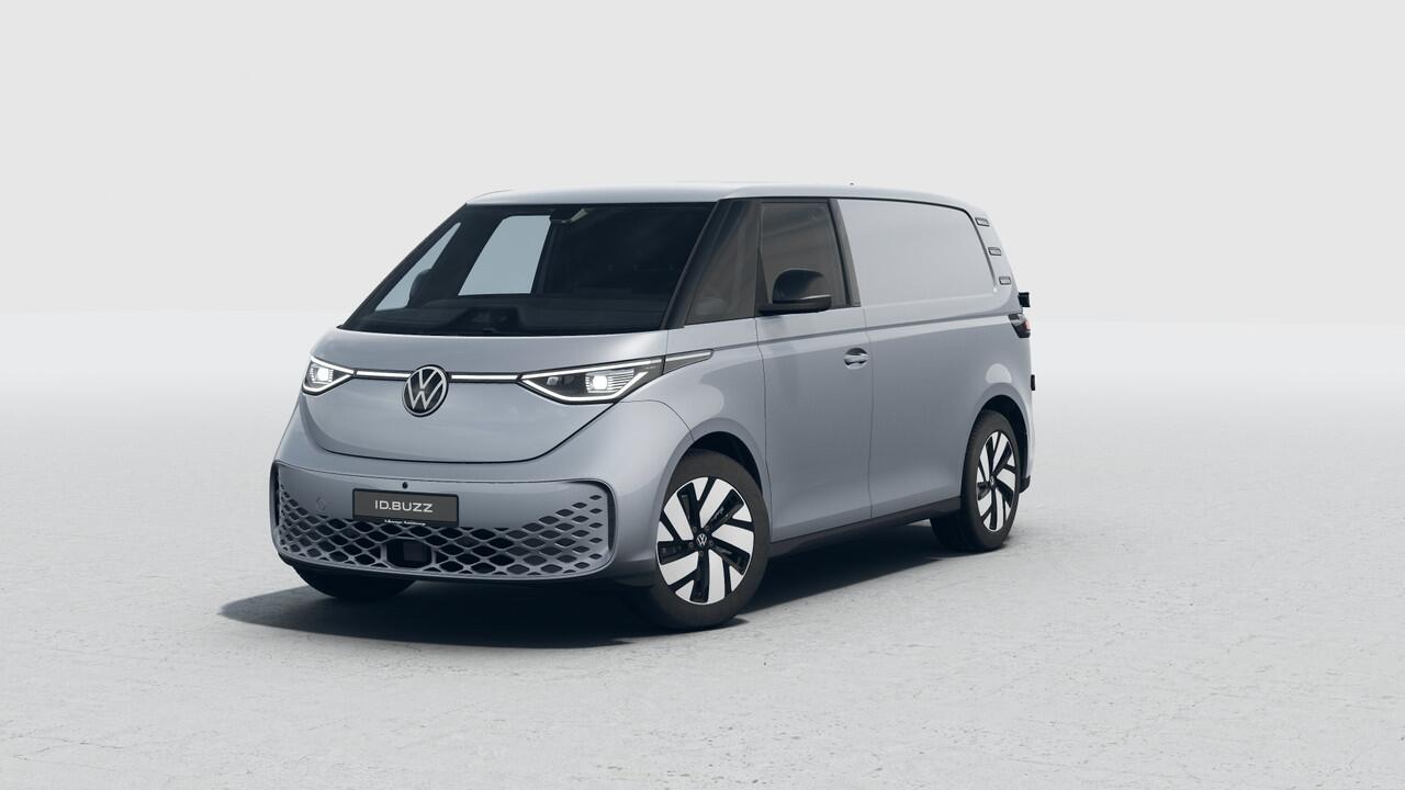 Volkswagen ID. Buzz Cargo Bedrijfswagens Bulli edition 210 kW (286 pk) Elektromotor | Achterdeuren | LED Matrix koplampen | Velgen Tilburg | Verwarmbaar stuurwiel |