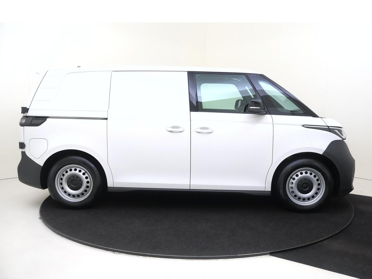 Volkswagen ID. Buzz Cargo Bedrijfswagens Economy Business 125 kW (170 pk) Elektromotor | Voorstoelen verwarmbaar | Bekleding, stof robuust | 360 graden camera | Trekhaak | Assistance pakket plus |