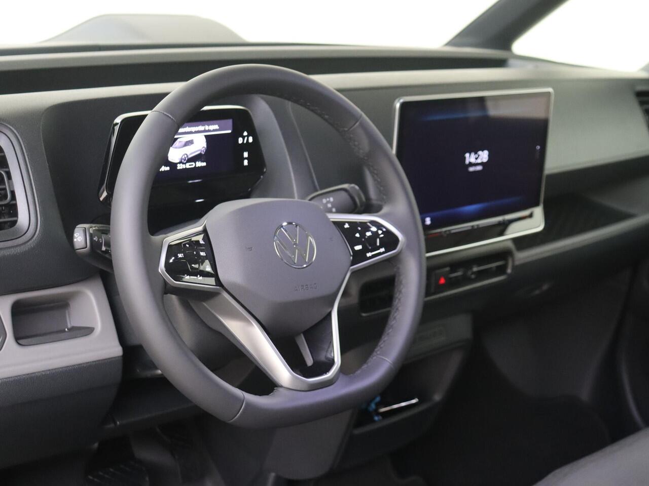 Volkswagen ID. Buzz Cargo Bedrijfswagens Economy Business 210 kW (286 pk) Elektromotor | Voorstoelen verwarmbaar | Bekleding, stof robuust | 360 graden camera | Trekhaak | Assistance pakket plus |