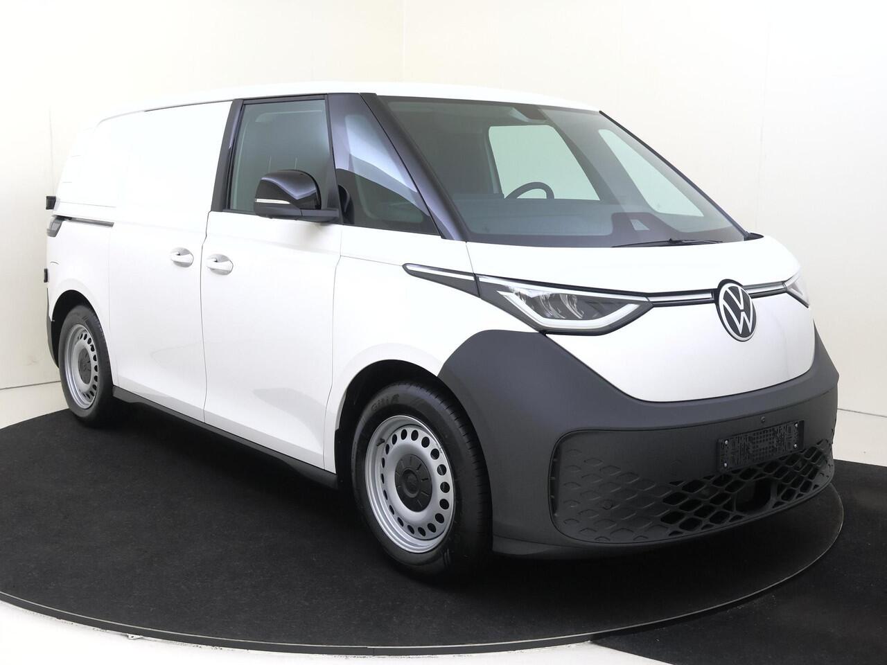Volkswagen ID. Buzz Cargo Bedrijfswagens Economy Business 210 kW (286 pk) Elektromotor | Voorstoelen verwarmbaar | Bekleding, stof robuust | 360 graden camera | Trekhaak | Assistance pakket plus |