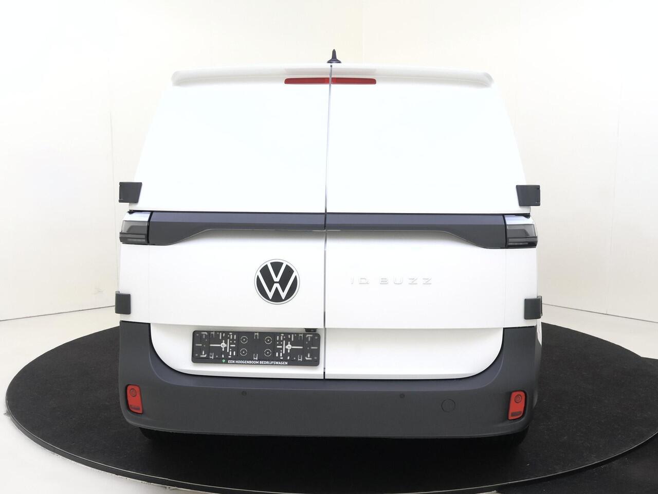 Volkswagen ID. Buzz Cargo Bedrijfswagens Economy Business 210 kW (286 pk) Elektromotor | Voorstoelen verwarmbaar | Bekleding, stof robuust | 360 graden camera | Trekhaak | Assistance pakket plus |