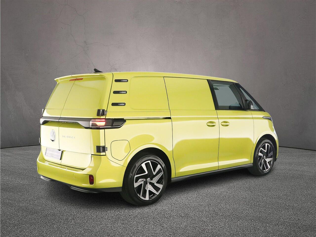 Volkswagen ID. Buzz Cargo Anniversary Edition 286pk 79 kWh > netto ACTIEprijs excl. BTW en kosten rijklaarmaken < | Trekhaak | Achterdeuren | Alarm |