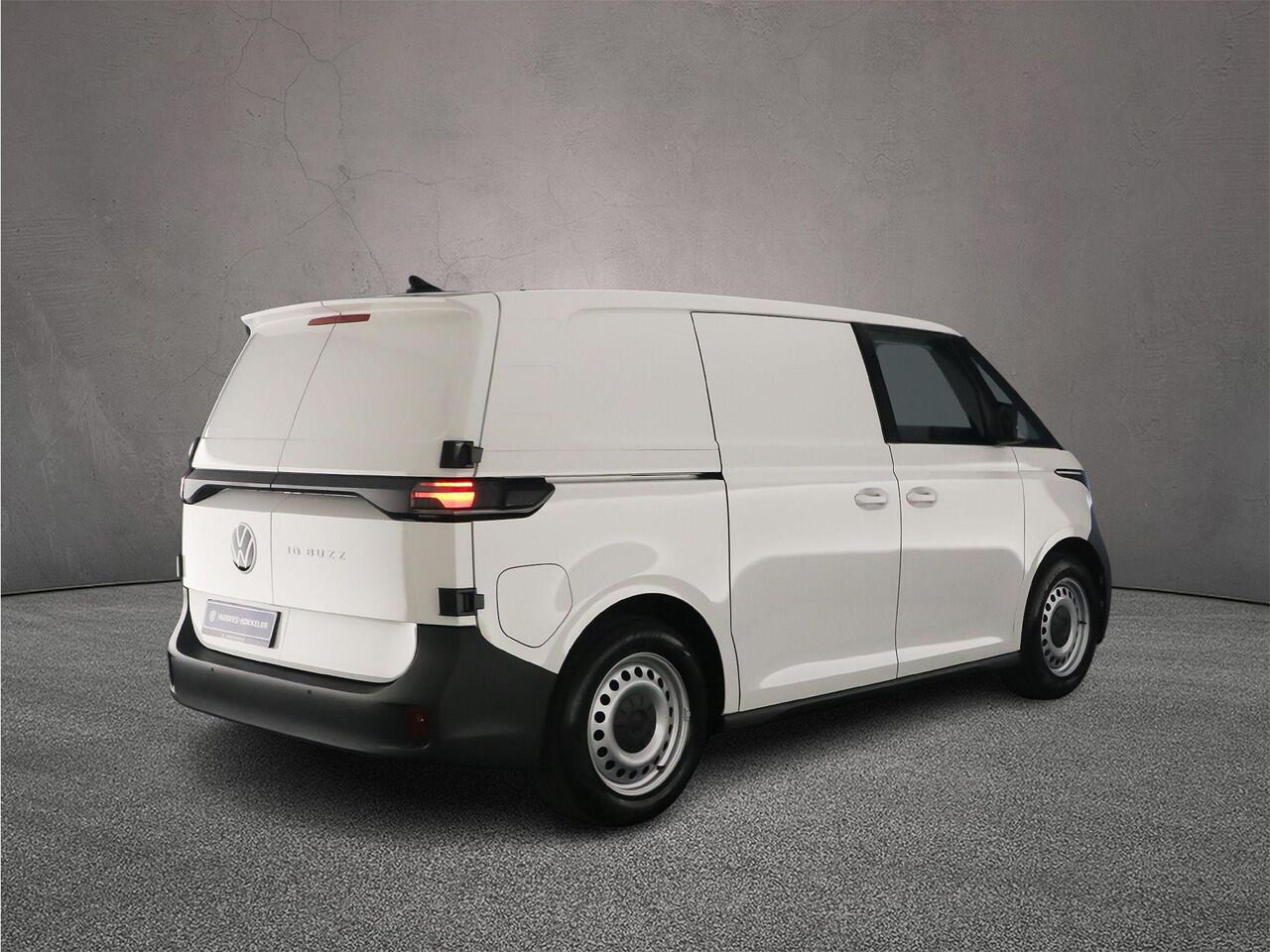 Volkswagen ID. Buzz Cargo Economy Business 79kWh 286pk > Netto-ACTIE-Prijs; bij koop of lease via HK / excl. kosten rijklaarmaken < | ACC | All-season banden | Achteruitrijcamera | Trekhaak