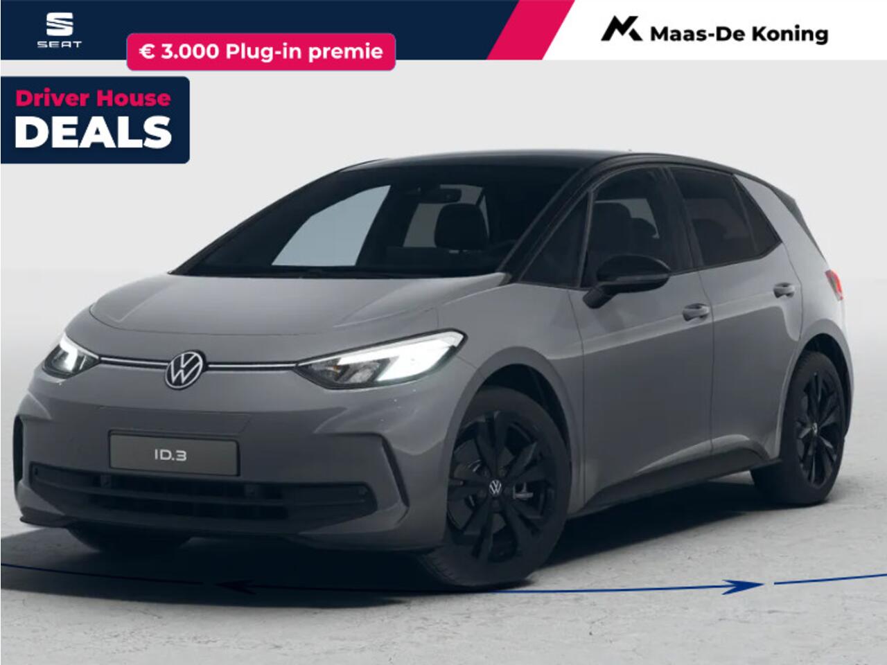 Volkswagen ID.3 Limited Edition 52 kWh accu 170 PK · Parkeersensoren voor en achter · Sfeerverlichting · Prijs is inclusief inruilpremie ·