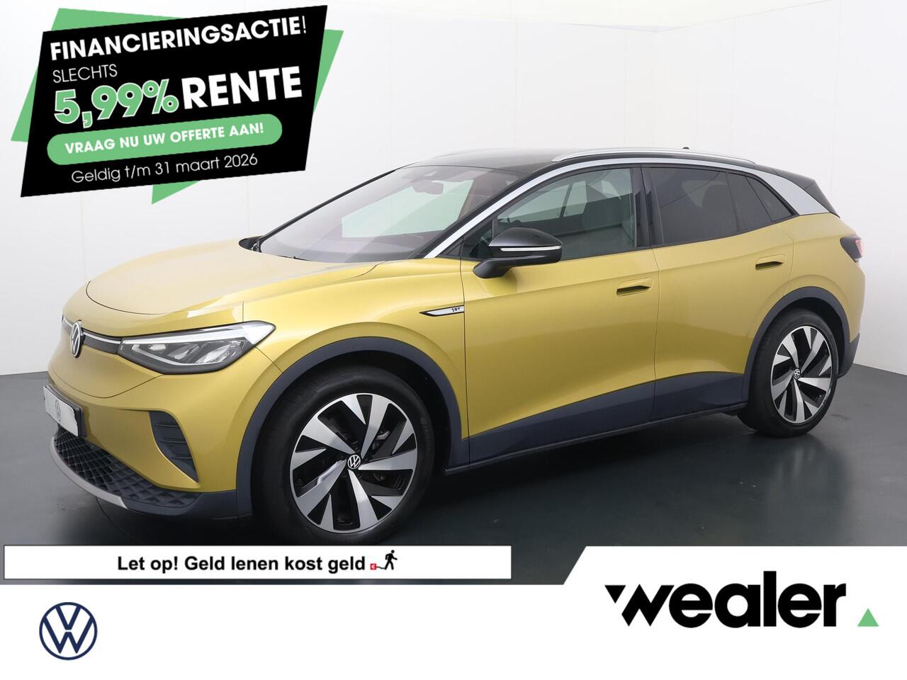 Volkswagen ID.4 First 77 kWh | 204 PK | SoH 86% | Warmtepomp | Adaptive cruise control | Navigatiesysteem | 20" LM velgen |