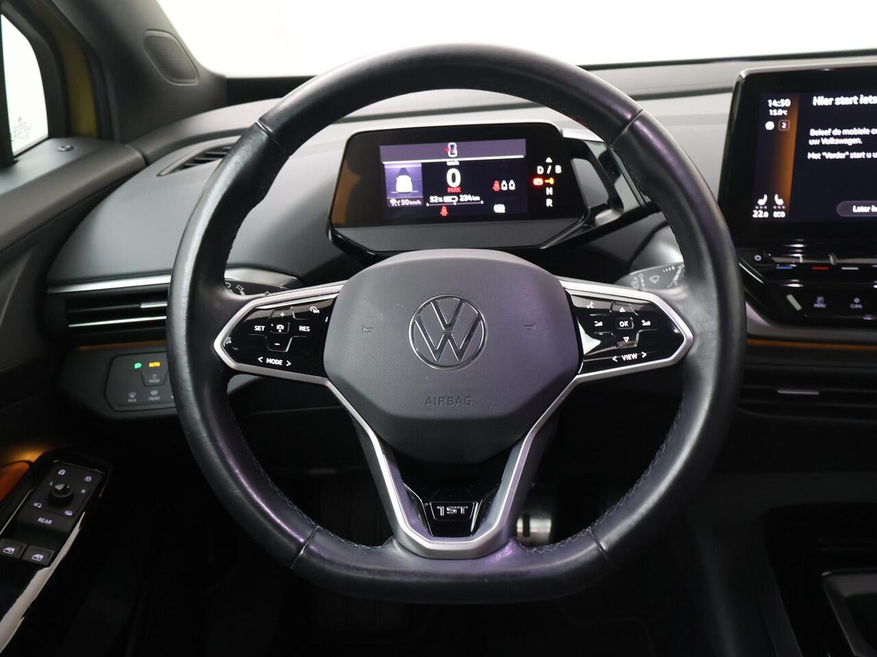 Volkswagen ID.4 First 77 kWh | 204 PK | SoH 86% | Warmtepomp | Adaptive cruise control | Navigatiesysteem | 20" LM velgen |
