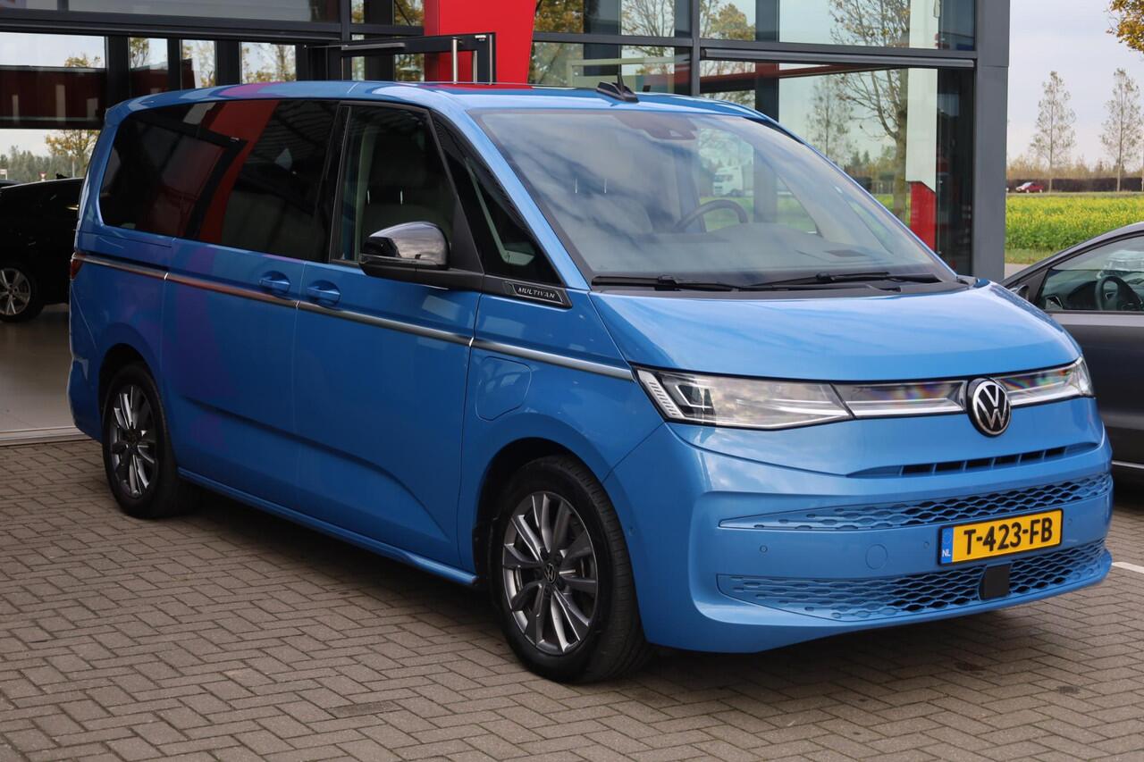 Volkswagen MULTIVAN 1.4 eHybrid L2H1 Style 160KW/217PK Hybride, Harman en Kardon, 6p, elektrische klep met easy open, draadloos laden, adaptief onderstel, veiligheidspakket, side assist, vol leder, elektrisch verstelbare stoelen voor, stoel ventilatie, privacy glas, head up!