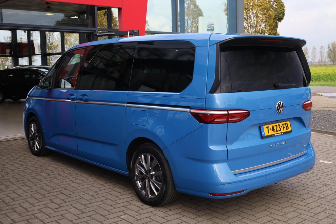 Volkswagen MULTIVAN 1.4 eHybrid L2H1 Style 160KW/217PK Hybride, Harman en Kardon, 6p, elektrische klep met easy open, draadloos laden, adaptief onderstel, veiligheidspakket, side assist, vol leder, elektrisch verstelbare stoelen voor, stoel ventilatie, privacy glas, head up!