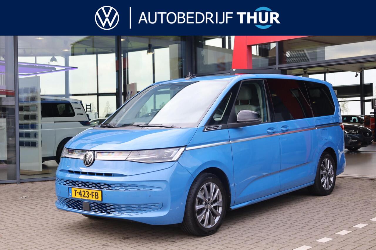 Volkswagen MULTIVAN 1.4 eHybrid L2H1 Style PL ¤1220 p/m* 160KW/217PK Hybride, Harman en Kardon, 6p, elektrische klep met easy open, draadloos laden, adaptief onderstel, veiligheidspakket, side assist, vol leder, elektrisch verstelbare stoelen voor, stoel ventilatie, privacy 