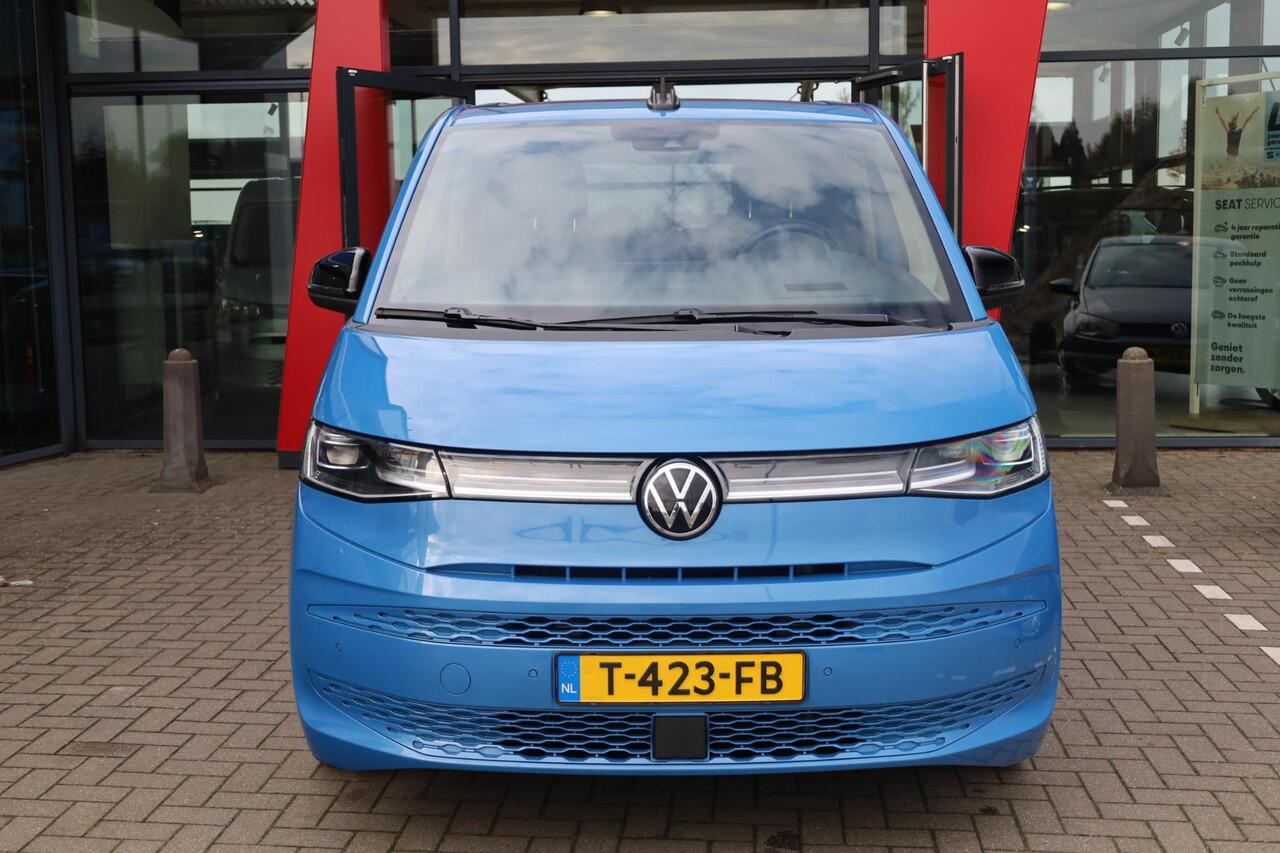 Volkswagen MULTIVAN 1.4 eHybrid L2H1 Style PL ¤1220 p/m* 160KW/217PK Hybride, Harman en Kardon, 6p, elektrische klep met easy open, draadloos laden, adaptief onderstel, veiligheidspakket, side assist, vol leder, elektrisch verstelbare stoelen voor, stoel ventilatie, privacy 