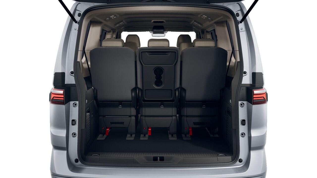 Volkswagen MULTIVAN Economy Business L2 1.5 Ehybrid 180kW DSG 4 motion | Familie pakket | We connect We connect Plus | 17'' lichtmetalen velgen | wegklapbare trekhaak, met elektrische ontgrendeling |