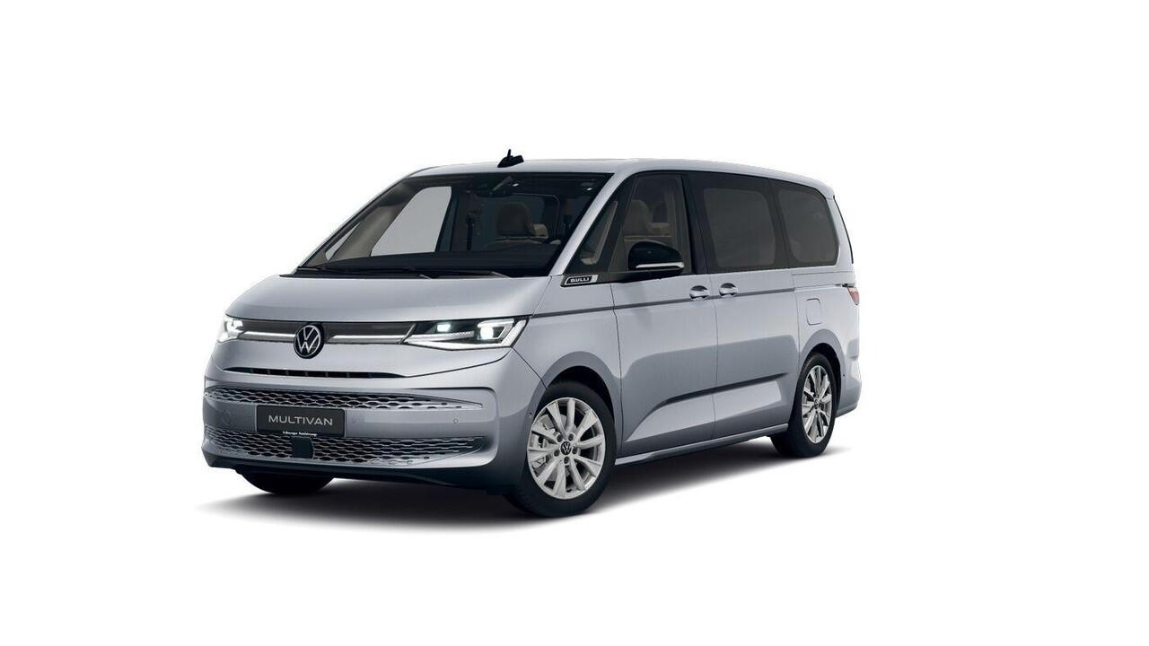 Volkswagen MULTIVAN Bulli L2 1.5 Ehybrid 180kW 245 pk DSG 4 motion | Versterkte kunststof vloerbedekking in houtlook | Multifunctionele verschuifbare tafel in passagiersruimte | Navigatiesysteem '' Discover Pro'' | Privacy Plus glas (90%) vanaf B-stijl |