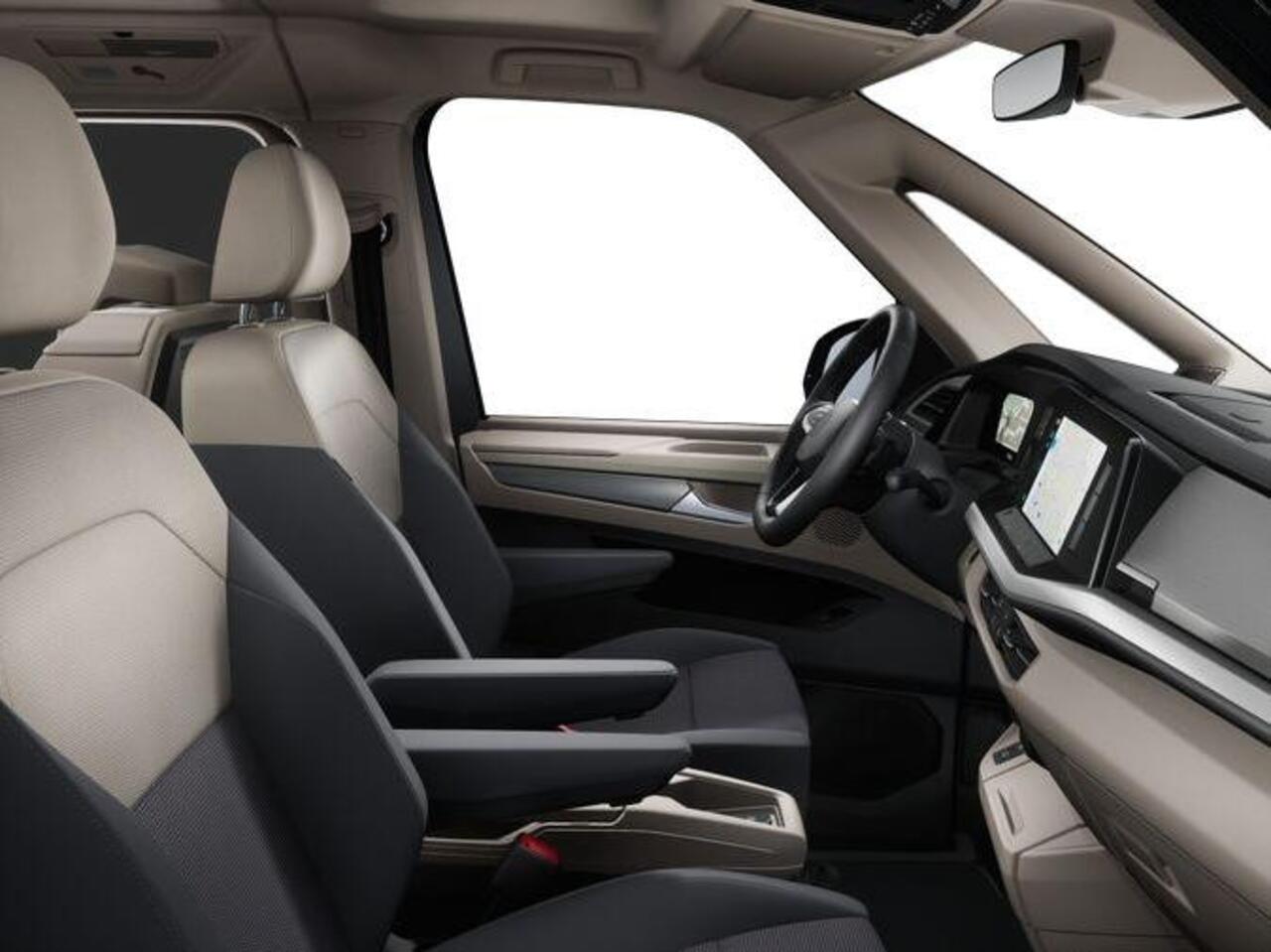 Volkswagen MULTIVAN Bedrijfswagens Bulli L2 1.5 eHybrid EU6 180 kW/245pk DSG 4Motion | Incl BTW/BPM | 7 zitplaatsen vis-a-vis | Trekhaak | Stoelverwarming | Verlaagd onderstel dynamisch | 19" Halmstad lichtmetaal l Wordt verwacht 2 maart |