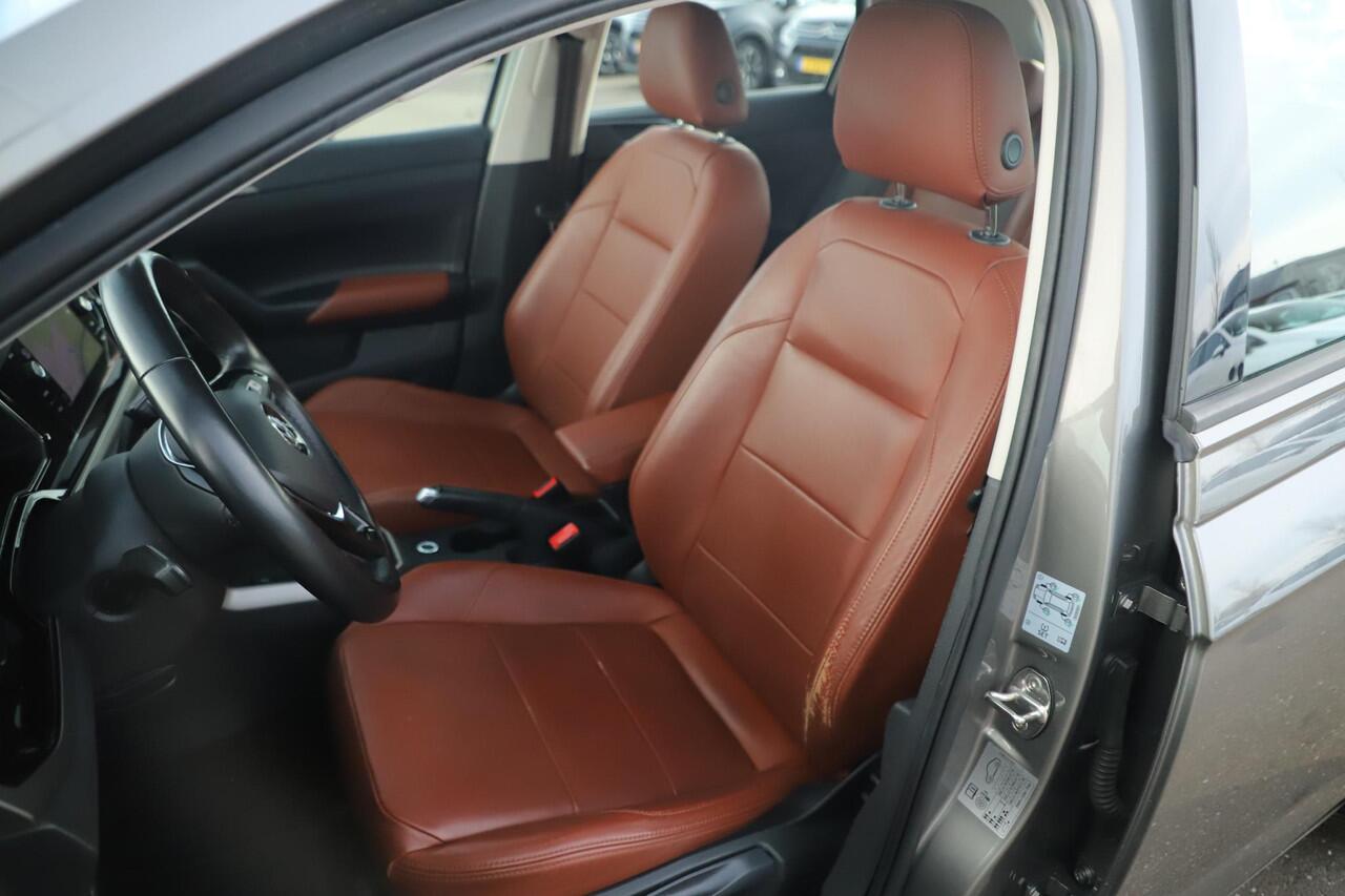 Volkswagen POLO 1.0 TSI Comfortline Bruin Leder Virtual Navigatie Carplay Android Adaptive Cruise LED