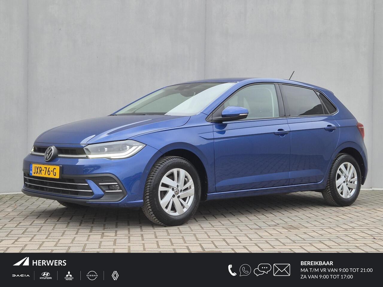 Volkswagen POLO 1.0 TSI Style Automaat / All season banden / Stoelen-pakket / Virtual cockpit / Stoelverwarming / Adaptief cruise control / Apple Carplay Android Auto / Trekgewicht 1100 kg / Climate control / Parkeersensoren voor en achter /