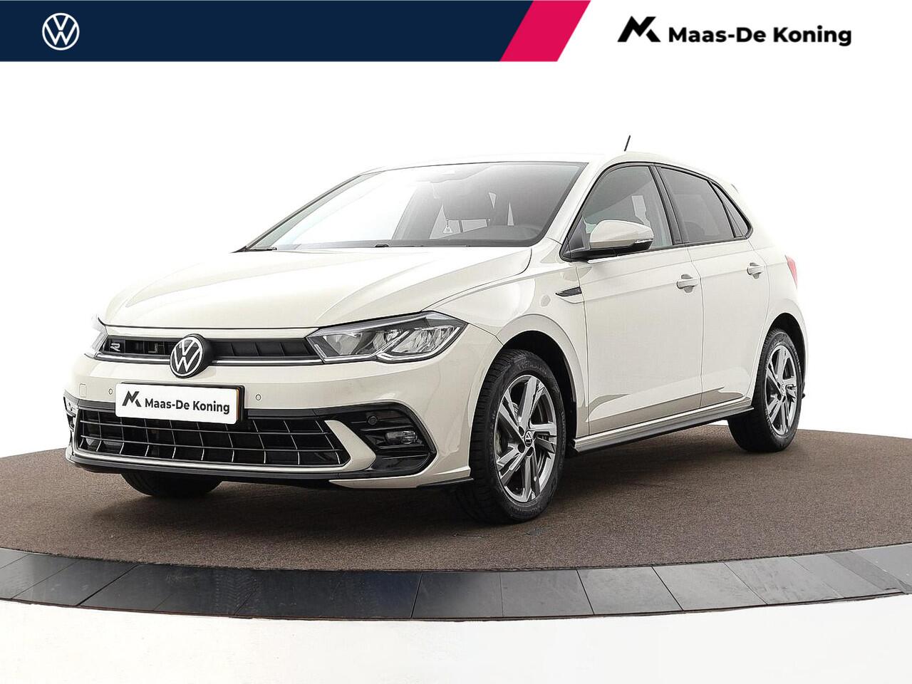 Volkswagen POLO 1.0 TSI 95pk DSG R-Line · Apple/Android Car Play · Navigatie · P-Sensoren · ACC · Climatronic · 16'' Inch · Garantie t/m 10-01-2027 of 100.000km