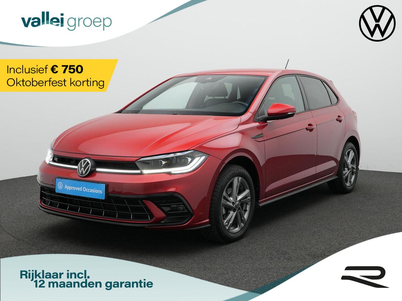 Volkswagen POLO 1.0 TSI 95 pk DSG R-Line Business | IQ Light | Stoelverwarming | Apple Carplay/Android Auto | Adaptive Cruise Control | 16 inch