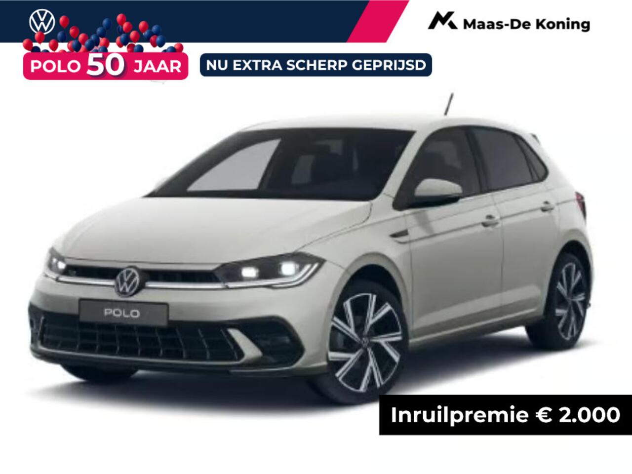 Volkswagen POLO R-Line Edition 1.0 TSI 70 kW / 95 PK Hatchback 7 Versn. DSG | Voorraad Actie | EU 2000,- inruilpremie | Speciaal ingekocht