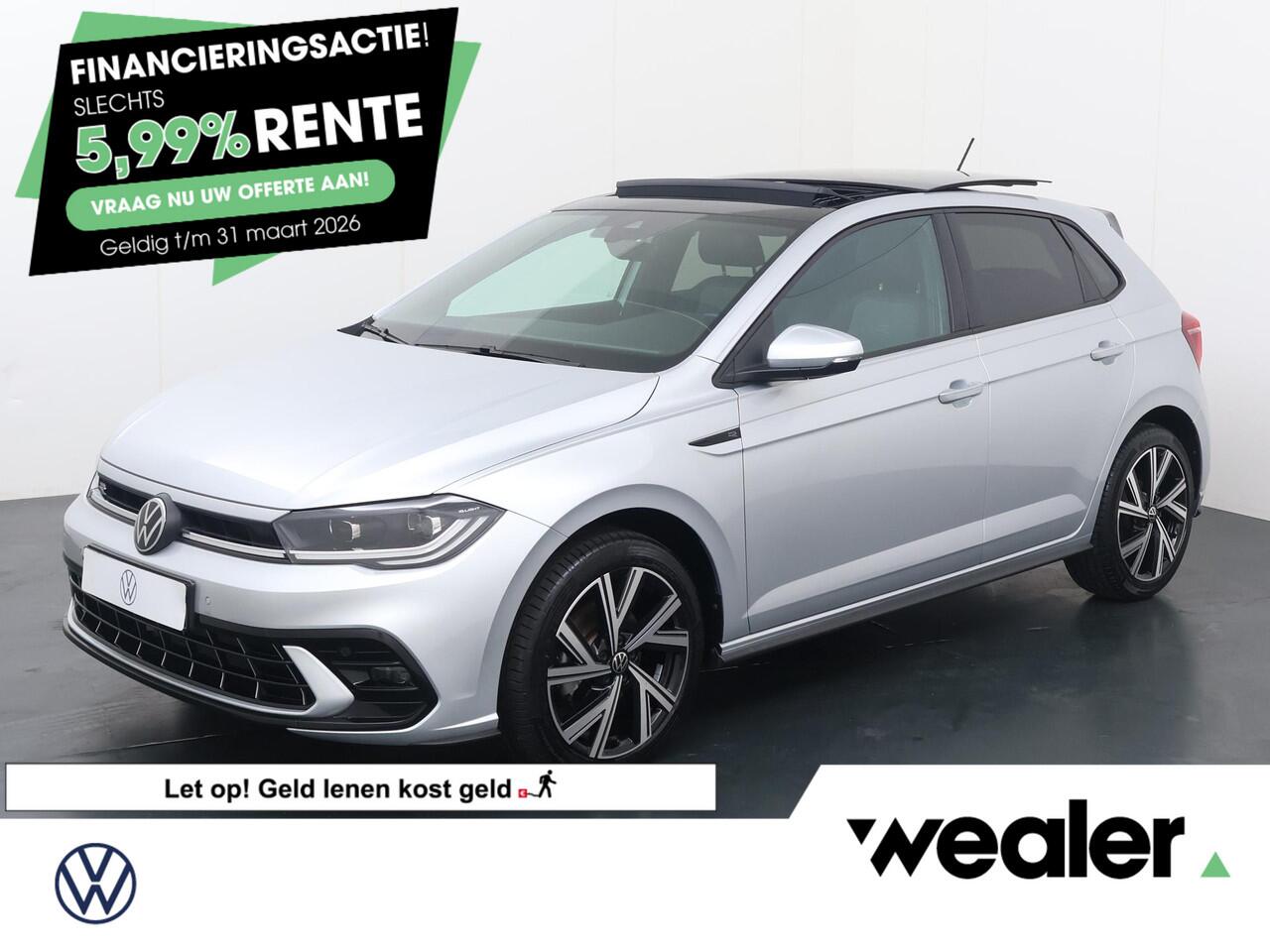 Volkswagen POLO 1.0 TSI R-Line Business | 116 PK | Automaat | Panoramadak | Matrix LED koplamp IQ.Light | Adaptive cruise control | Navigatiesysteem |