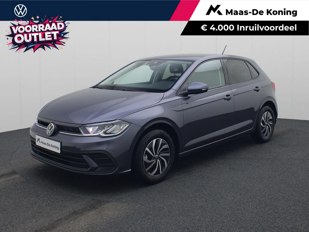Volkswagen POLO Life Edition 1.0 TSI 95 pk 5 versn. Hand · Achteruitrijcamera · Parkeersensor achter · Velgen 'essex', 15 inch lichtmetaal · Voorraad OUTLET · Prijs is inclusief inruilpremie ·
