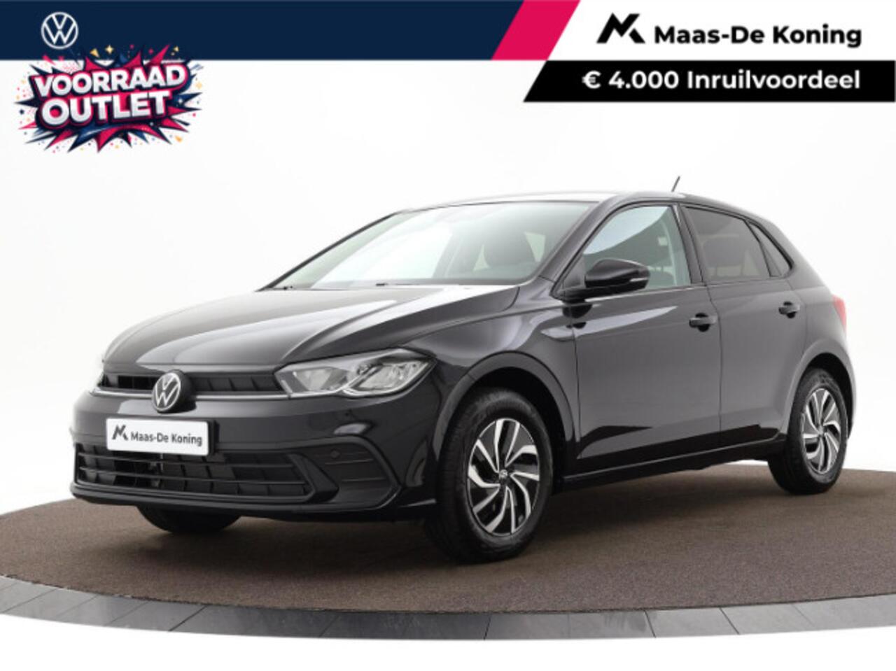 Volkswagen POLO Life Edition 1.0 TSI 95 pk 5 versn. Hand · Achteruitrijcamera · Parkeersensor achter · Velgen 'essex', 15 inch lichtmetaal · Voorraad OUTLET · Prijs is inclusief inruilpremie ·