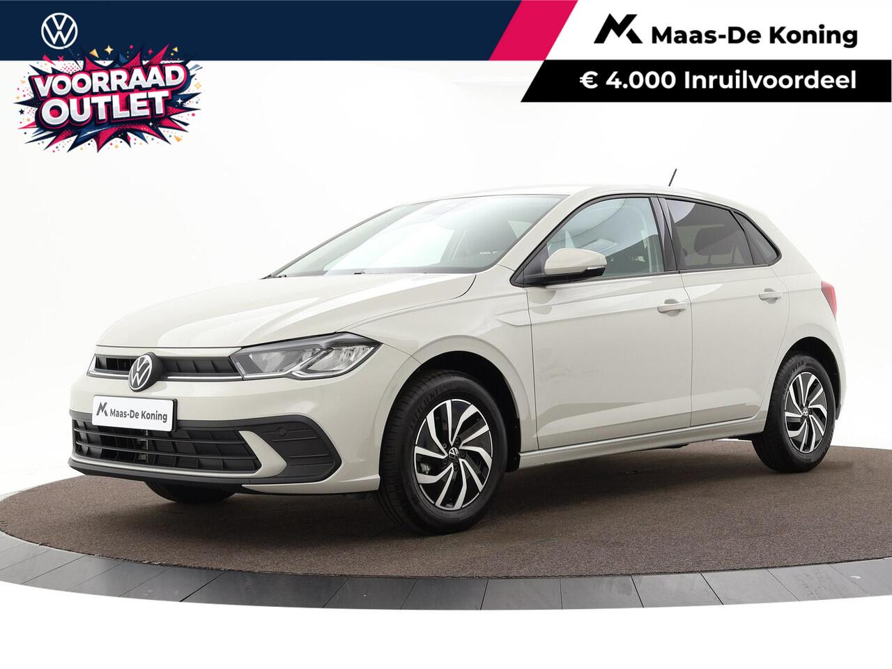 Volkswagen POLO Life Edition 1.0 TSI 95 pk 5 versn. Hand · Achteruitrijcamera · Voorraad OUTLET · Prijs is inclusief inruilpremie ·
