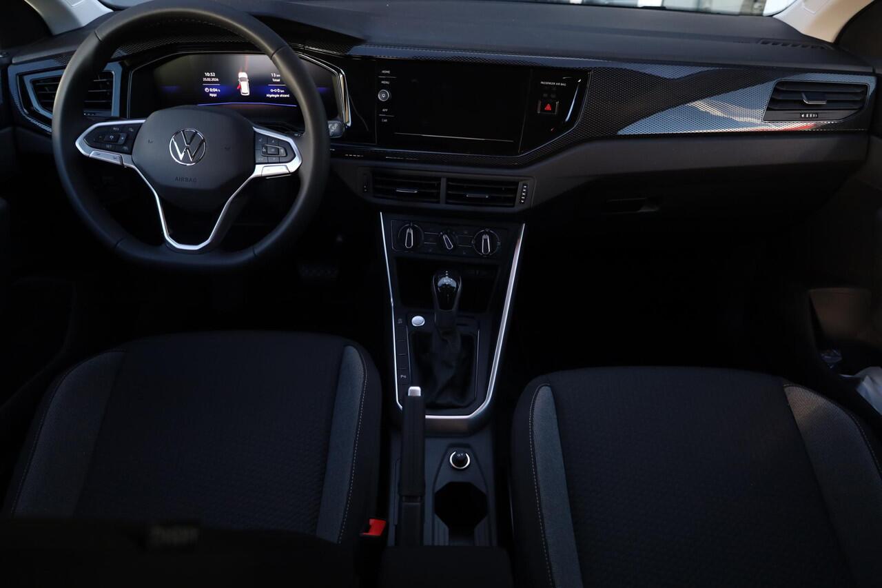 Volkswagen POLO 1.0 TSI Life Edition 95PK / 70kW DSG, Demonstratie voertuig (beschikbaar per 1 september 2026), keyless start & entry, achteruitrijcamera (rear view), parkeersensoren voor en achter (pdc), elektrisch verstel-, verwarm- en inklapbare buitenspiegels, LED-ko
