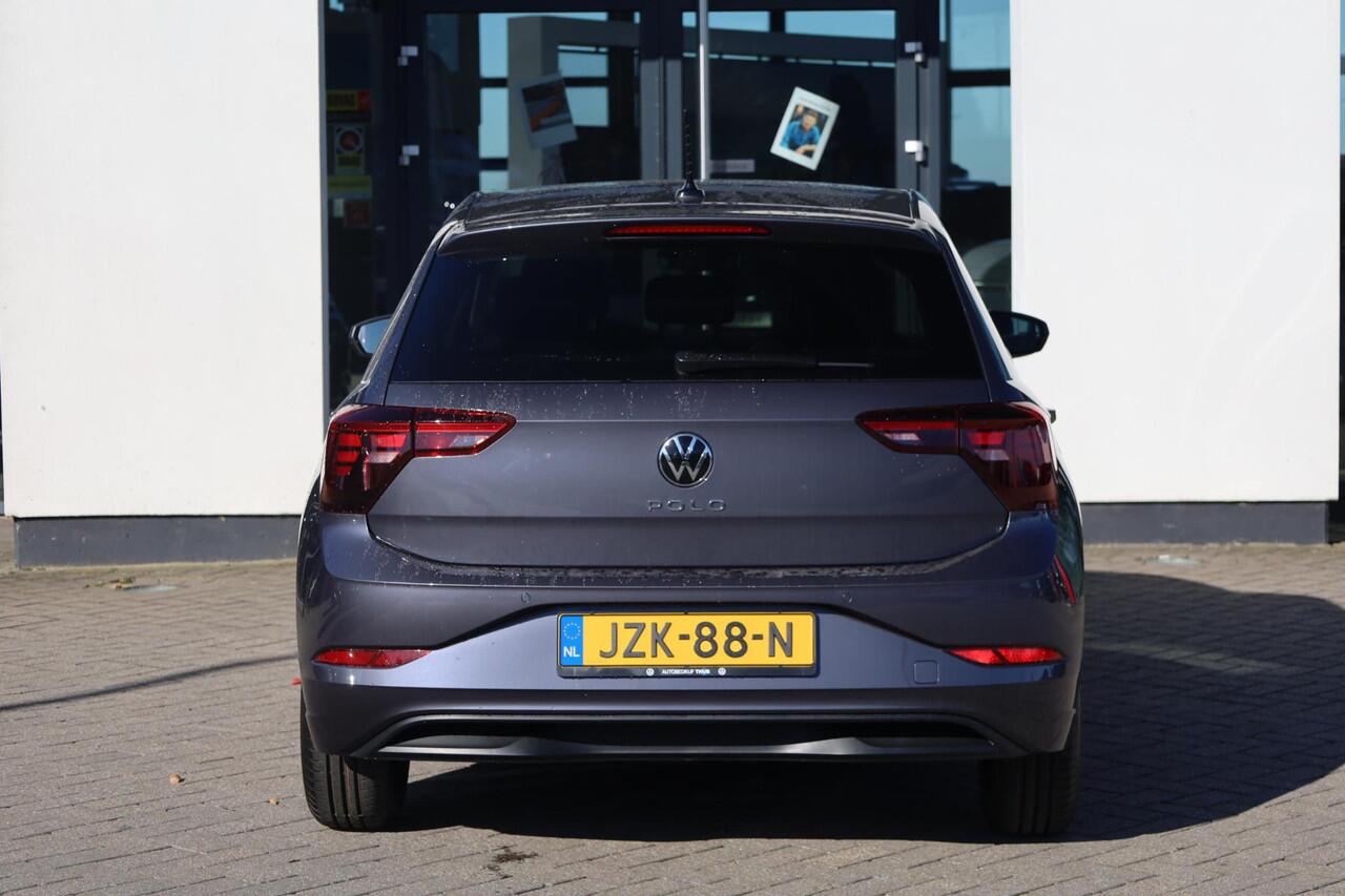 Volkswagen POLO 1.0 TSI Life Edition 95PK / 70kW DSG, Demonstratie voertuig (beschikbaar per 1 september 2026), keyless start & entry, achteruitrijcamera (rear view), parkeersensoren voor en achter (pdc), elektrisch verstel-, verwarm- en inklapbare buitenspiegels, LED-ko