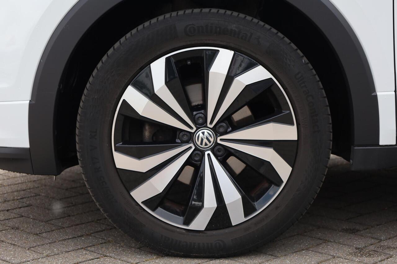 Volkswagen T-Cross 1.0 TSI R-Line 95PK / 70kW, Adaptieve cruise control (acc), navigatie, 2-zone climatronic, 17" 'Manila' LMV, dodehoekdetectie (side assist), DAB+, parkeersensoren voor en achter (pdc), elektrisch verstel- en verwarmbare buitenspiegels, digital cockpit pro