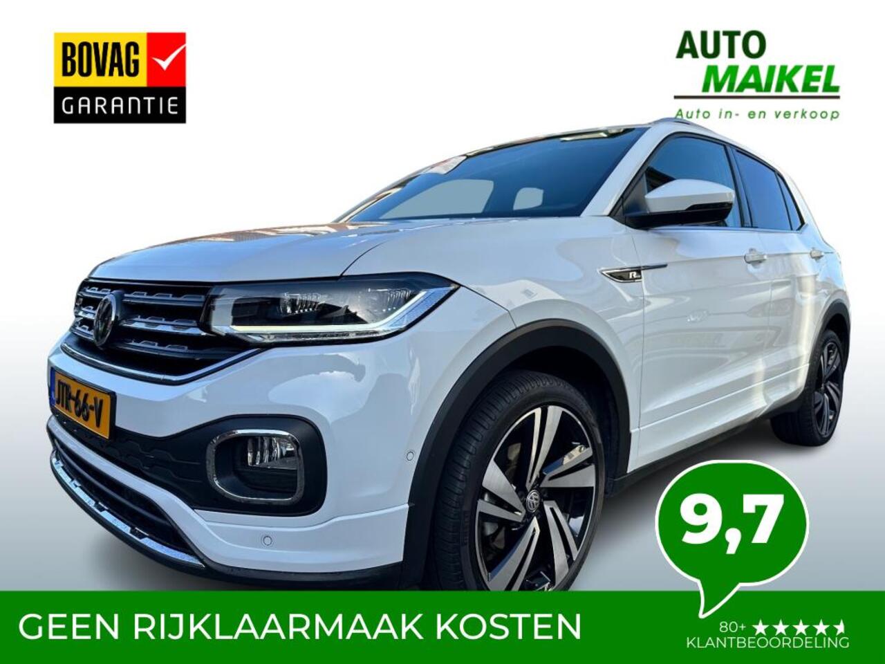 Volkswagen T-Cross 1.5 TSI STYLE BNS R-LINE van binnen en buiten