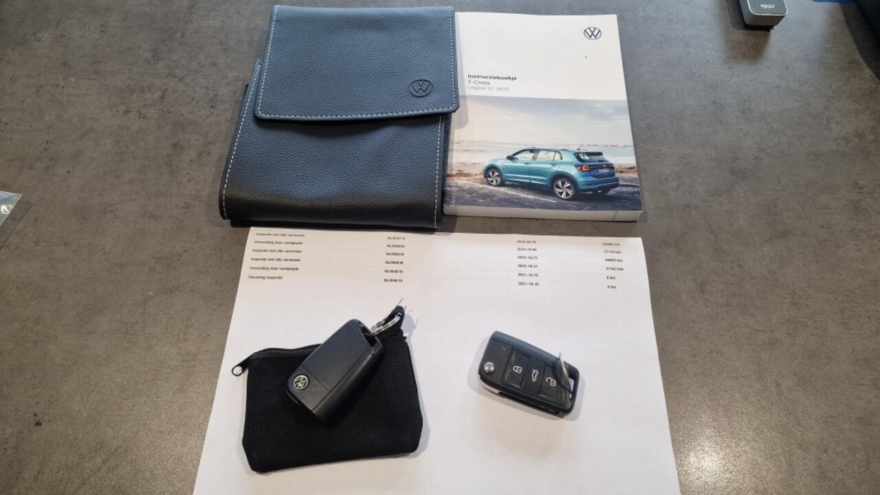 Volkswagen T-Cross 1.0 TSI 110pk 2x R-Line, DSG automaat, NL Auto, Adaptieve cruise