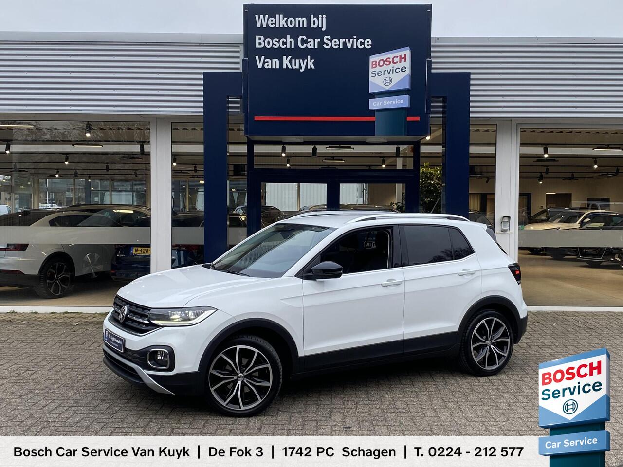 Volkswagen T-Cross 1.0 TSI Style / Automaat / NL-Auto / 1e-Eigenaar / Adaptieve Cruise-Control / Climate-Control / Apple-Carplay & Android-Auto / Draadloze-Telefoonlader / LED / Keyless / Dodehoek-Detectie / DAB Radio-Bluetooth / Navi / PDC V+A met Camera / 18'' LMV / ENZ.