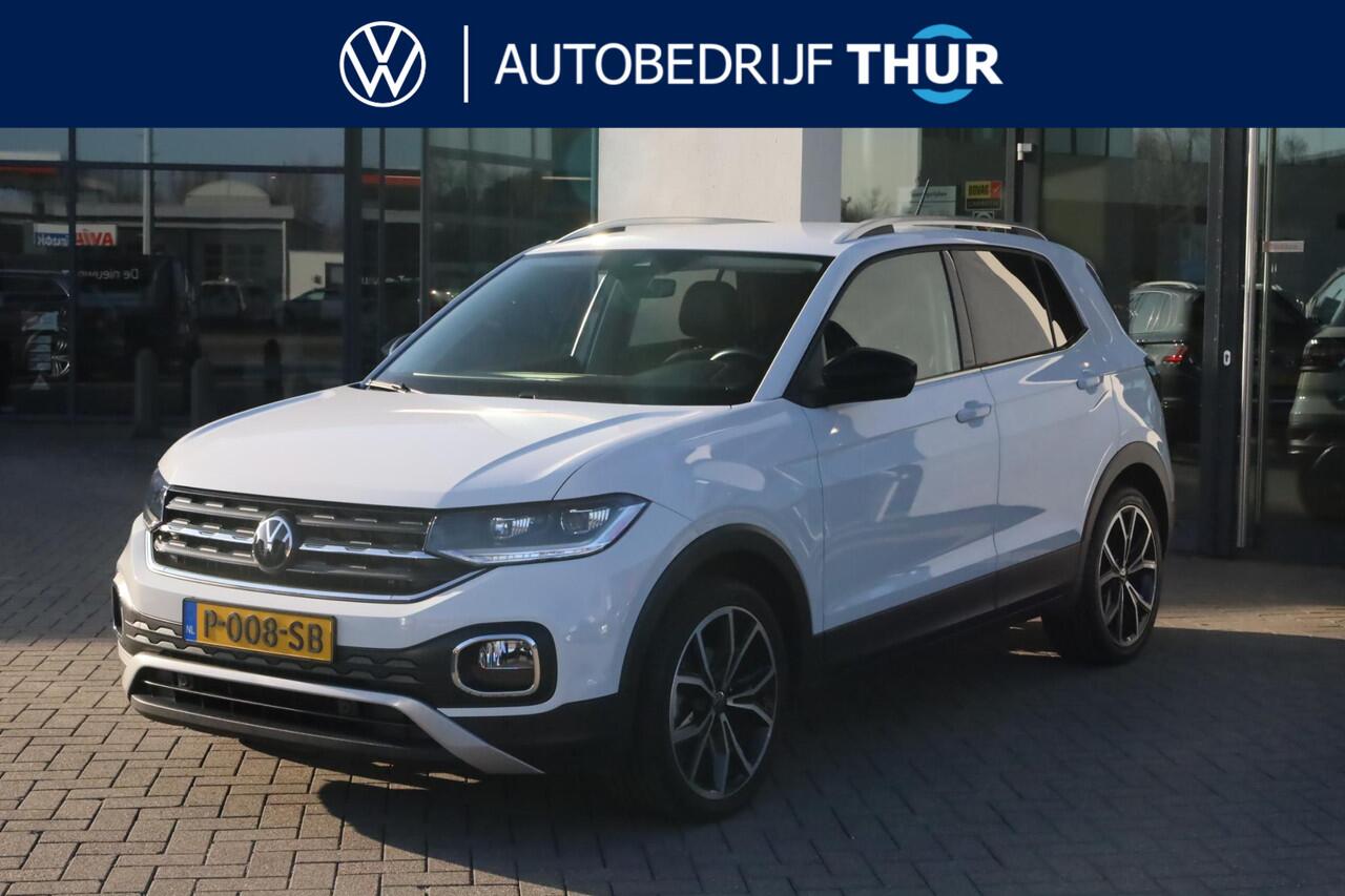 Volkswagen T-Cross 1.0 TSI Style 81KW-115PK DSG, camera, 18" lmv, privacy glas, discover pro, stoel verwarming, navigatie, door ons nieuw geleverd en onderhouden 1e eigenaar