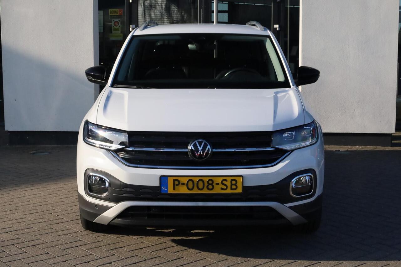 Volkswagen T-Cross 1.0 TSI Style 81KW-115PK DSG, camera, 18" lmv, privacy glas, discover pro, stoel verwarming, navigatie, door ons nieuw geleverd en onderhouden 1e eigenaar