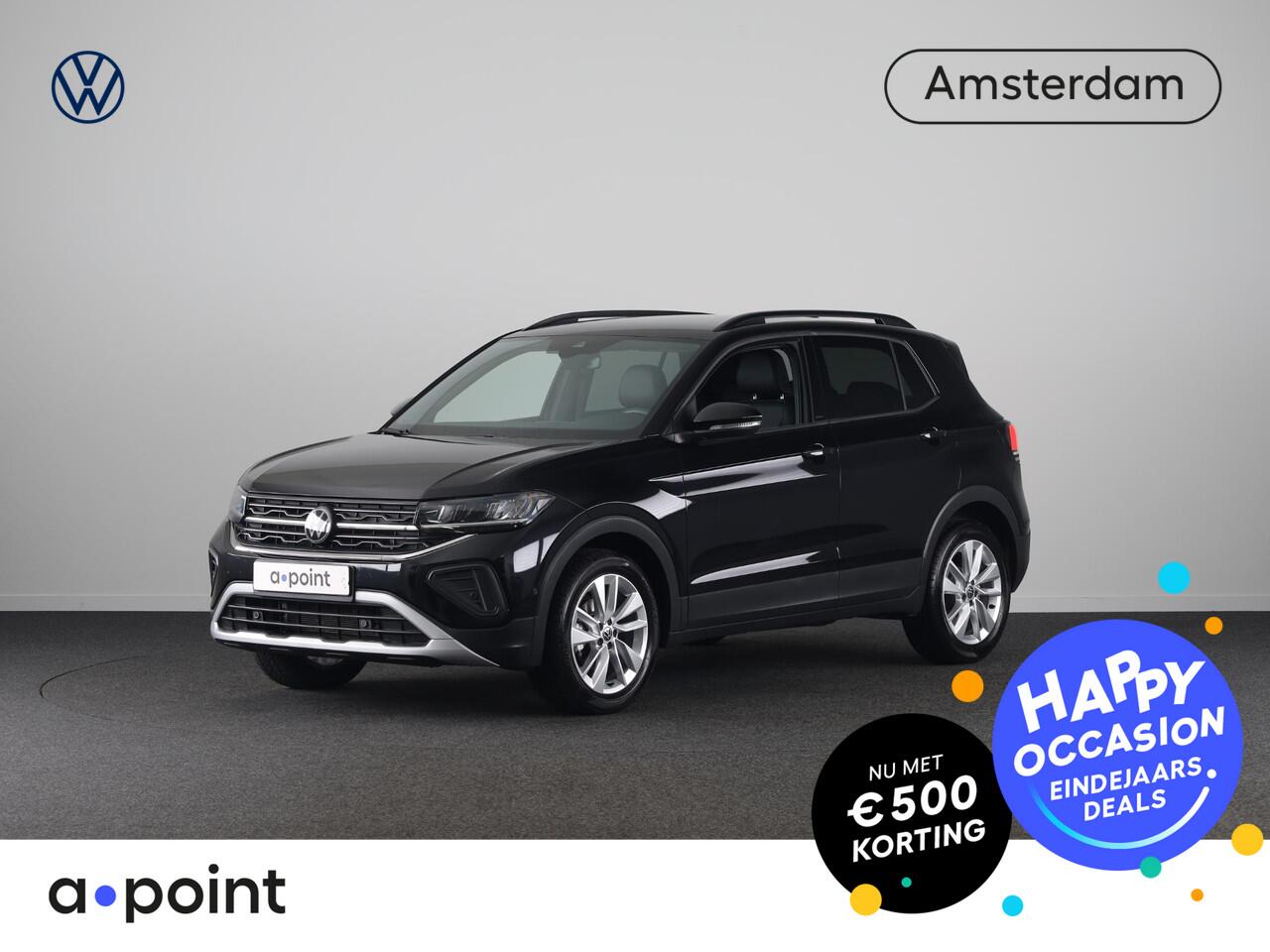 Volkswagen T-Cross 1.0 TSI Life Edition GOAL 116 pk Automaat (DSG) | Navigatie | Trekhaak (afneembaar) | Parkeersensoren (Park assist) | Stoelverwarming |