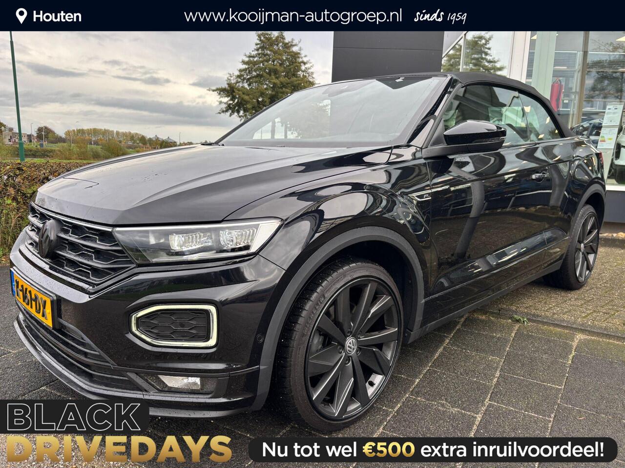 Volkswagen T-Roc Cabrio 1.5 TSI R-Line , Stoel/Stuurverwarming, Super Netjes!, Adaptieve Cruise Control, Dodehoekassistentie, Enz...