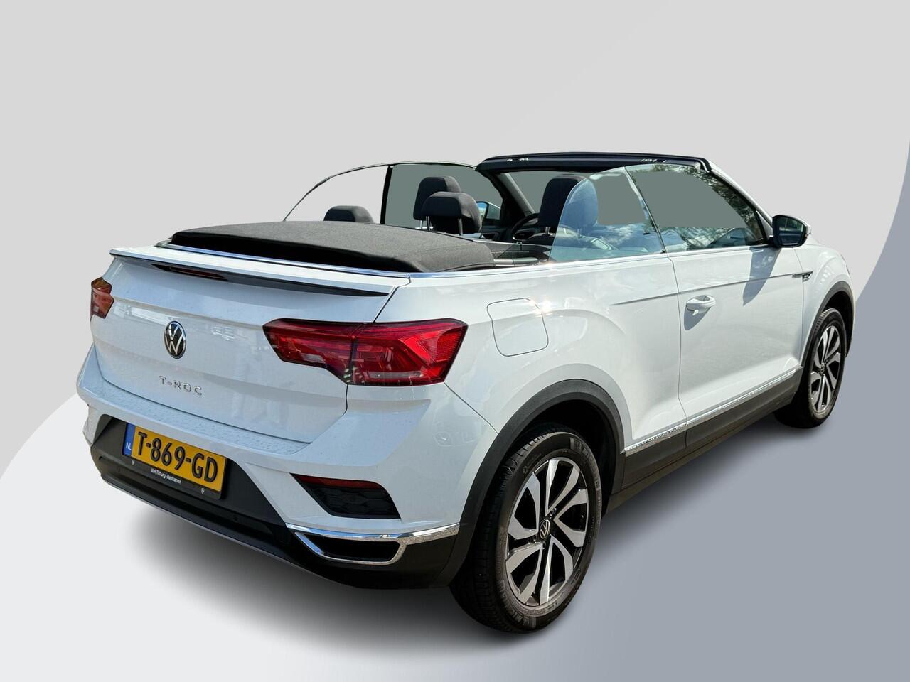 Volkswagen T-Roc Cabrio 1.5 TSI Style 150pk Automaat | Adaptieve Cruise | Stoelverwarming | Digitale Cock pit | Dealer onderhouden | Dodehoeksensoren