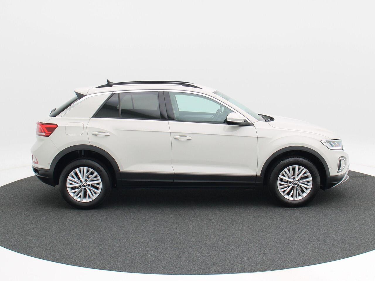 Volkswagen T-Roc 1.0 TSi 110 Pk Life Business | Ascot Grey | Navigatie | LED | 16 Inch | Camera | Stoelverwarming | Parkeersensoren | Adaptive Cruise | 97.091 Km!!