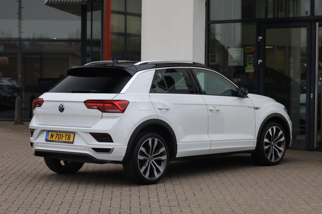 Volkswagen T-Roc 1.5 TSI Sport Business R 150PK / 110kW DSG, NL auto nieuw door ons geleverd, navigatie, achteruitrijcamera (rear view), parkeersensoren voor en achter (pdc), LED koplampen, elektrisch verstel-, verwarm- en inklapbare buitenspiegels (spiegel pakket), elekt