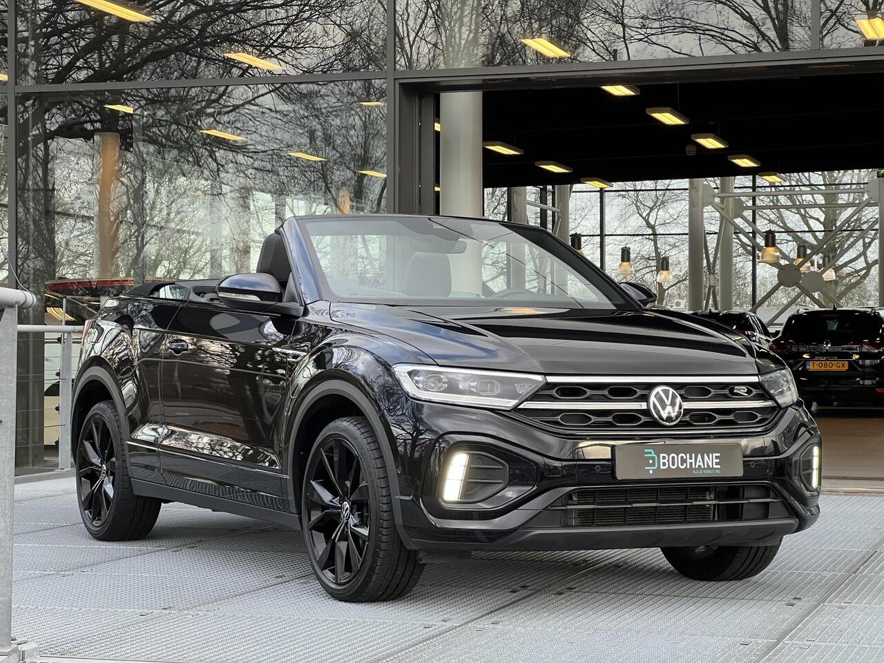 Volkswagen T-Roc Cabrio 1.5 TSI R-Line Automaat 150PK | Lederen bekleding | Carplay/Android | Adaptieve Cruise Control | 19'' Misano Velgen | Achteruitrijcamera