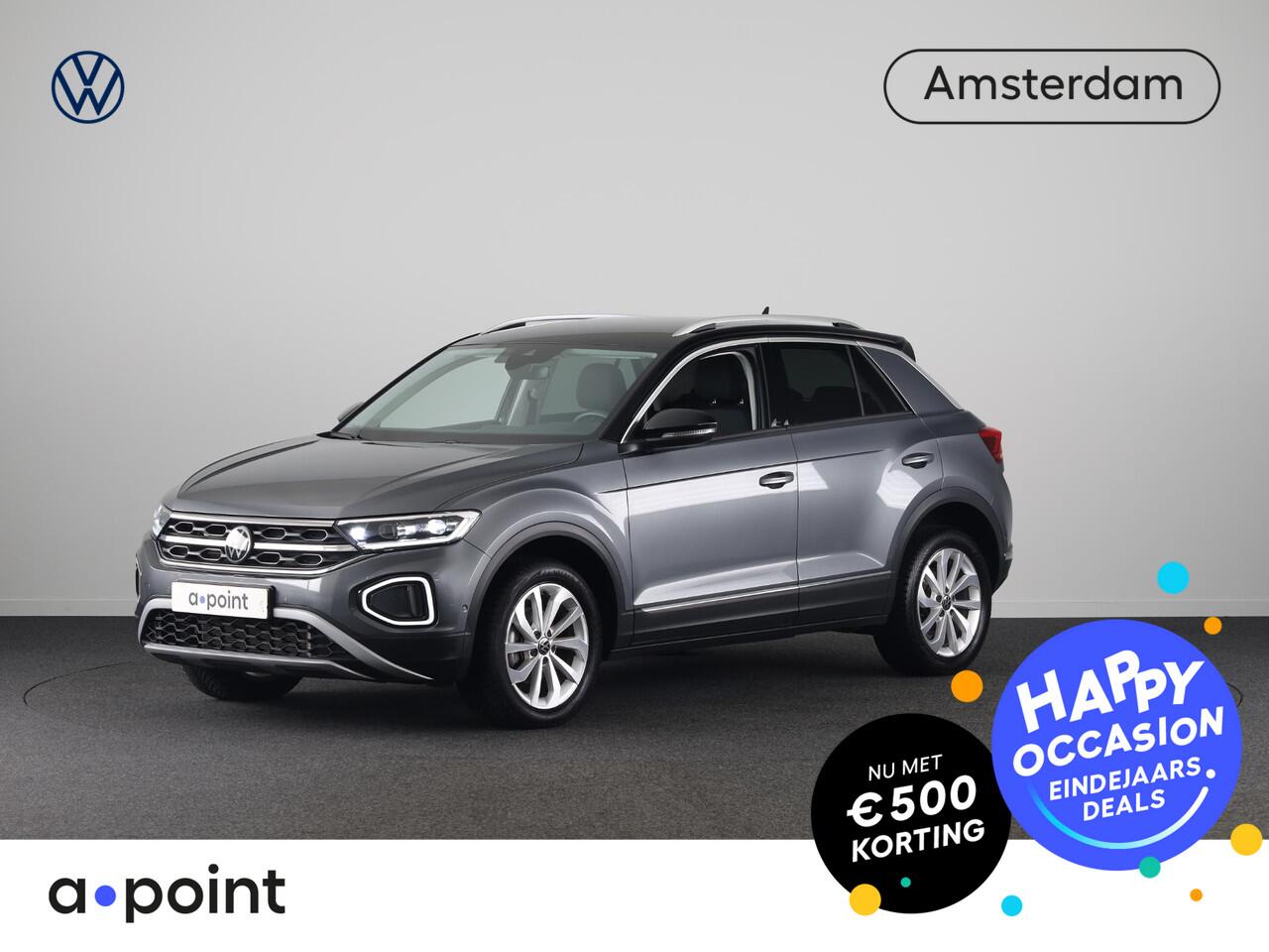 Volkswagen T-Roc 1.5 TSI Style 150 pk Automaat (DSG) | Navigatie | Trekhaak (afneembaar) | Parkeersensoren (Park assist) | Adaptieve cruise control | Stoelverwarming |
