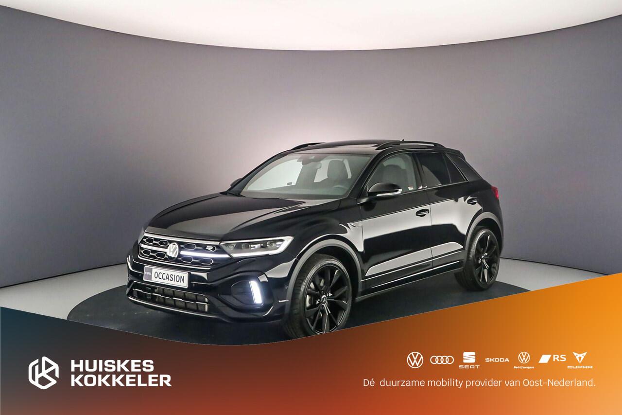 Volkswagen T-Roc R-Line 1.5 TSI 150pk DSG Automaat Black Style, Panoramadak, Beats audio, Adaptive cruise control, Achteruitrijcamera, LED matrix koplampen, Elektrische achterklep, Stoelverwarming