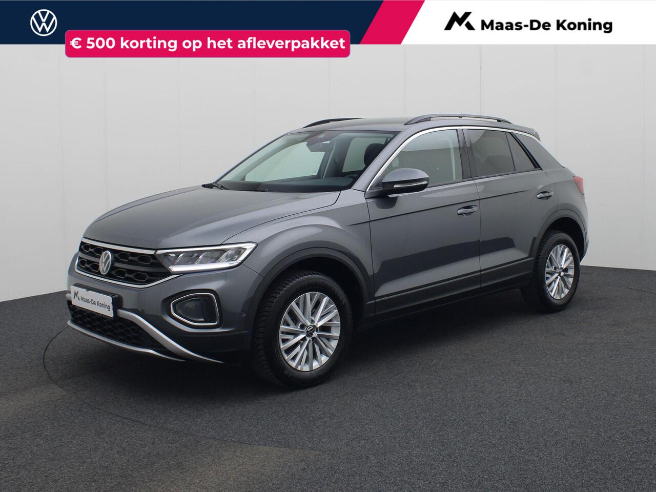 Volkswagen T-Roc 1.0TSI/116PK Life · Apple/Android Car Play · Stoelverwarming · Parkeersensoren · LED · Garantie tot januari 2027